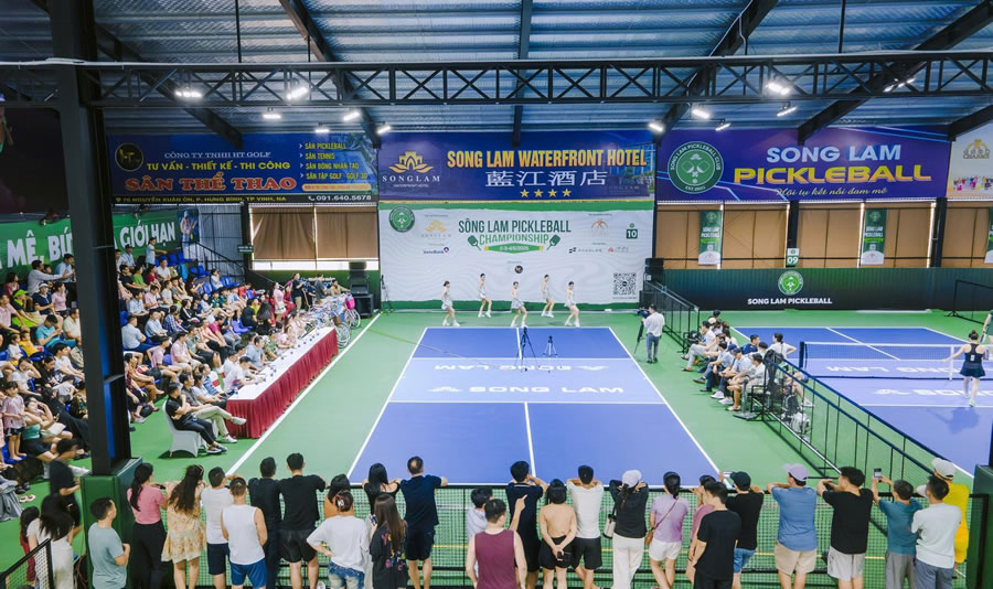 Sân Pickleball Sông Lam Water Front Nghi Xuân
