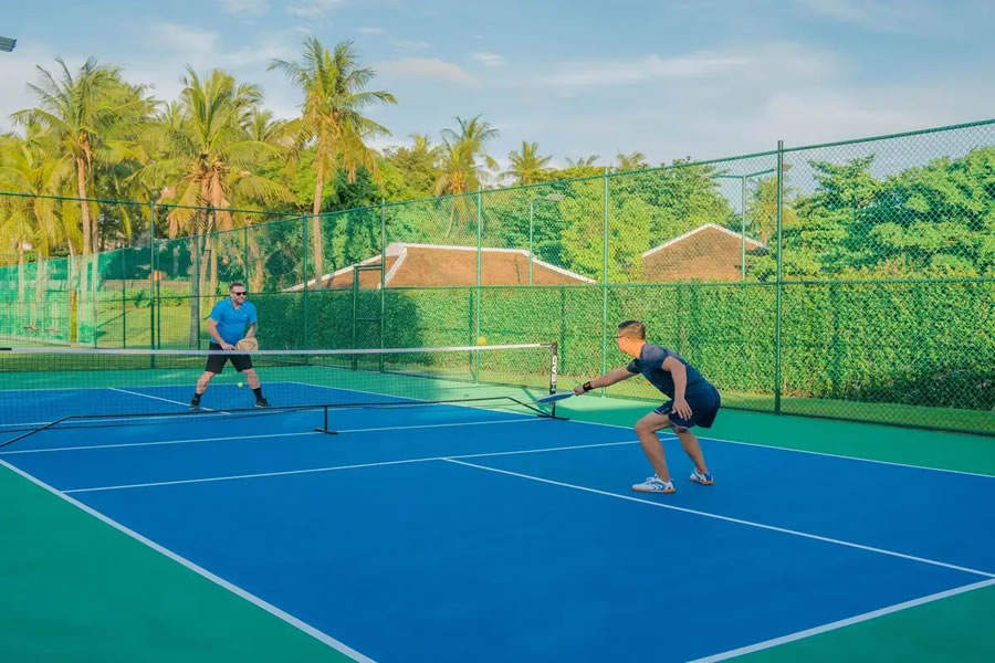 Sân Pickleball Khách sạn Sao Xanh Biên Phòng Cửa Lò