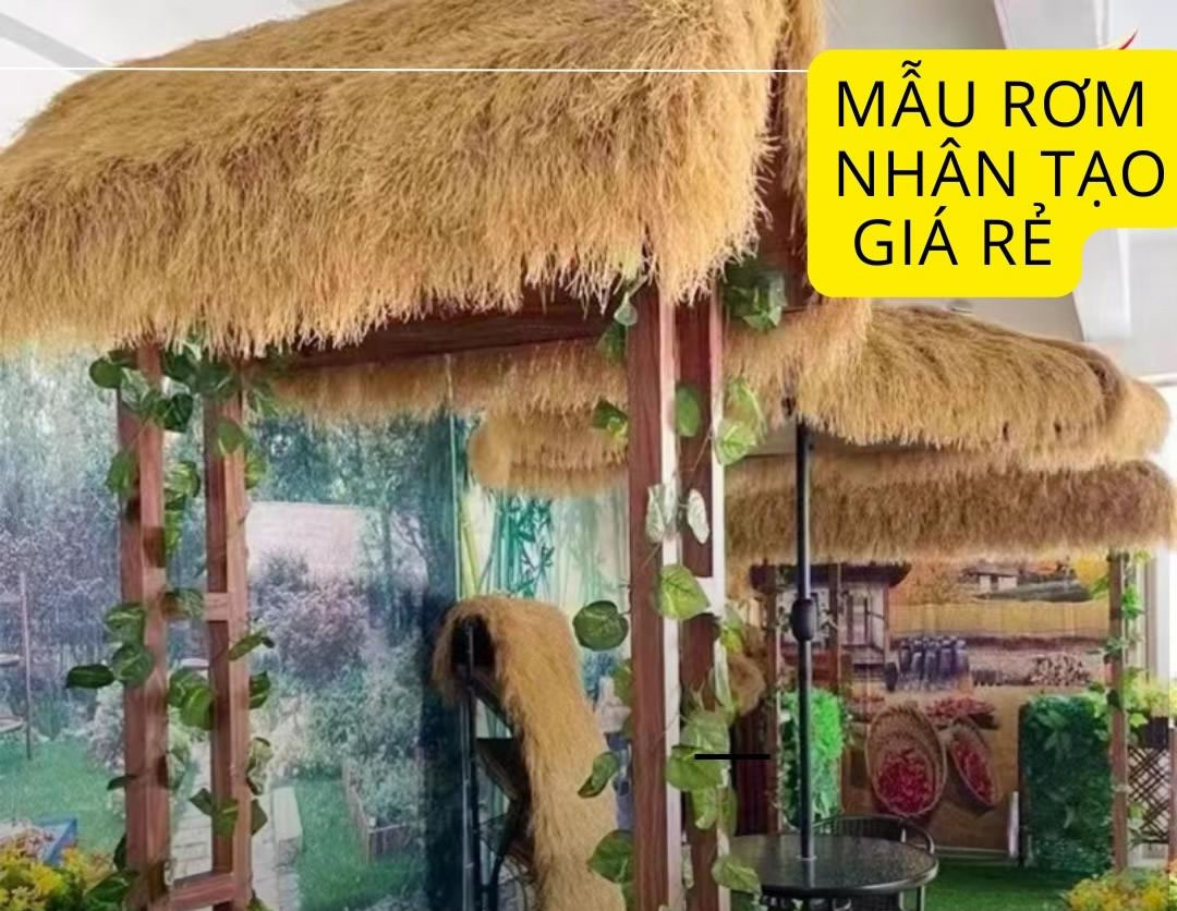 Cỏ rơm nhựa nhân tạo Vinh Nghệ An