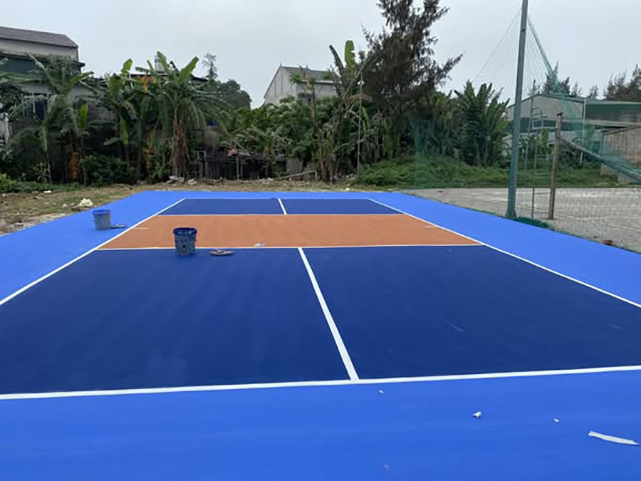 Thi c&ocirc;ng s&acirc;n Pickleball Đại Th&agrave;nh Trung Đ&ocirc;