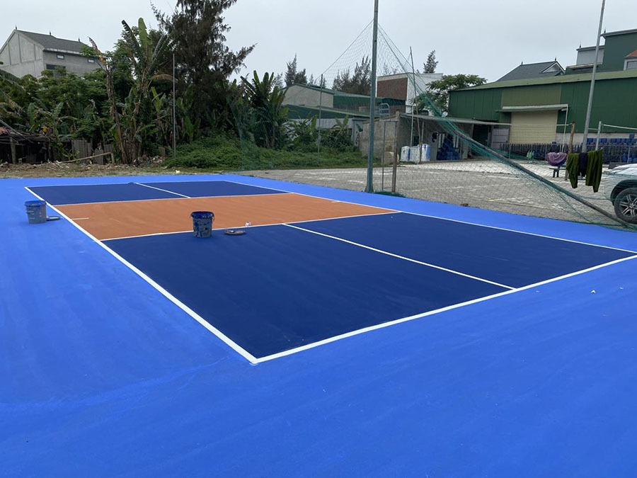 Thi c&ocirc;ng s&acirc;n Pickleball Đại Th&agrave;nh Trung Đ&ocirc;