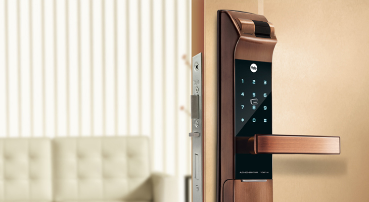 Kh&oacute;a cửa điện tử v&acirc;n tay th&ocirc;ng minh Vinh Nghệ An