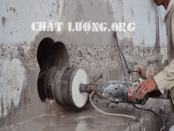 Khoan cắt b&ecirc; t&ocirc;ng khoan r&uacute;t l&otilde;i tại Vinh Nghệ An