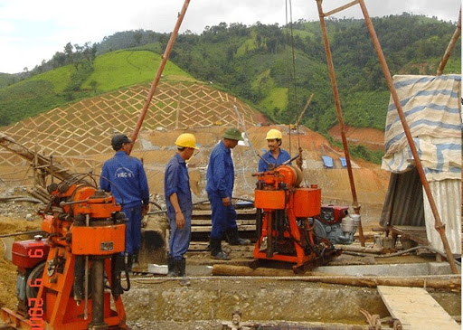 Khoan thăm d&ograve; địa chất c&ocirc;ng tr&igrave;nh Vinh Nghệ An