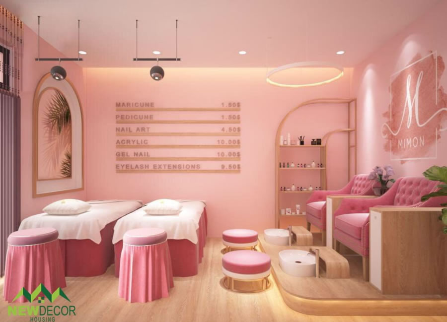 Thiết kế thi công nội thất Spa Vinh Nghệ An