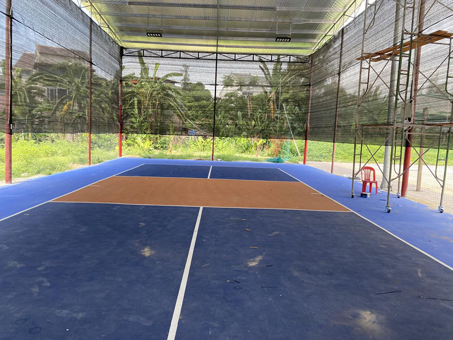 Thi c&ocirc;ng s&acirc;n Pickleball Phượng Ho&agrave;ng Trung Đ&ocirc;