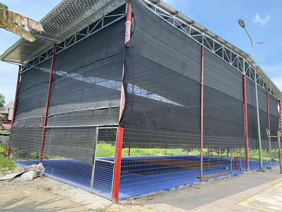 Thi c&ocirc;ng s&acirc;n Pickleball Phượng Ho&agrave;ng Trung Đ&ocirc;