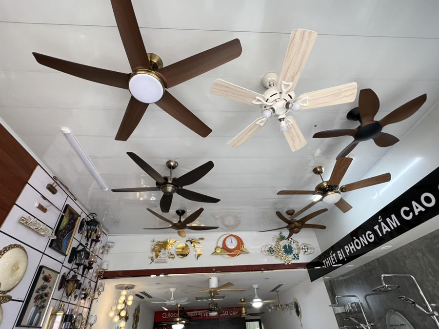 Quạt trần điện đẹp điều khiển tại TP Vinh Nghệ An