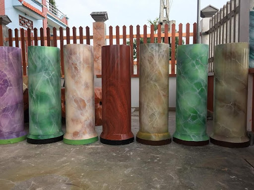 Sơn giả đ&aacute; cẩm thạch hoa cương granite tại TP Vinh Nghệ An