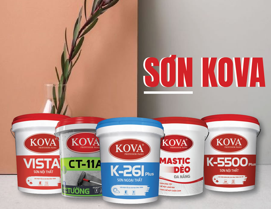 Địa chỉ, bảng giá Sơn Kova Vinh Nghệ An