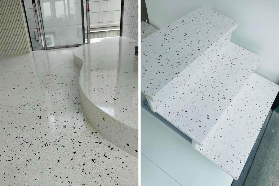 Thi công sơn sàn đá mài epoxy granito Vinh Nghệ An