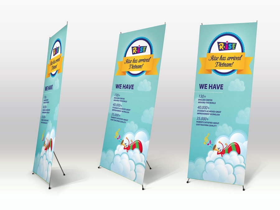 Thiết kế thi c&ocirc;ng Standee quảng c&aacute;o Vinh Nghệ An