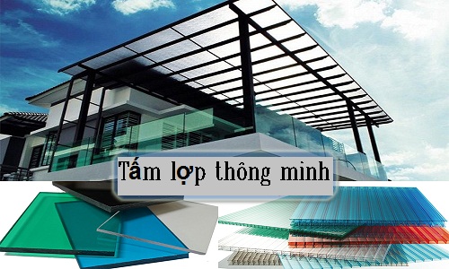 Tấm lợp nhựa th&ocirc;ng minh lấy s&aacute;ng Poly