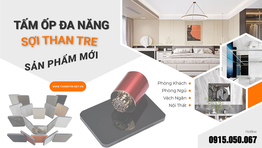 Tấm ốp than tre Th&agrave;nh T&iacute;n TP Vinh Nghệ An