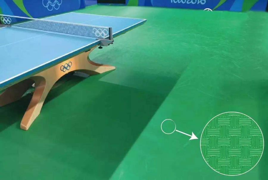 Thi c&ocirc;ng thảm trải s&agrave;n s&acirc;n b&oacute;ng b&agrave;n Vinh Nghệ An