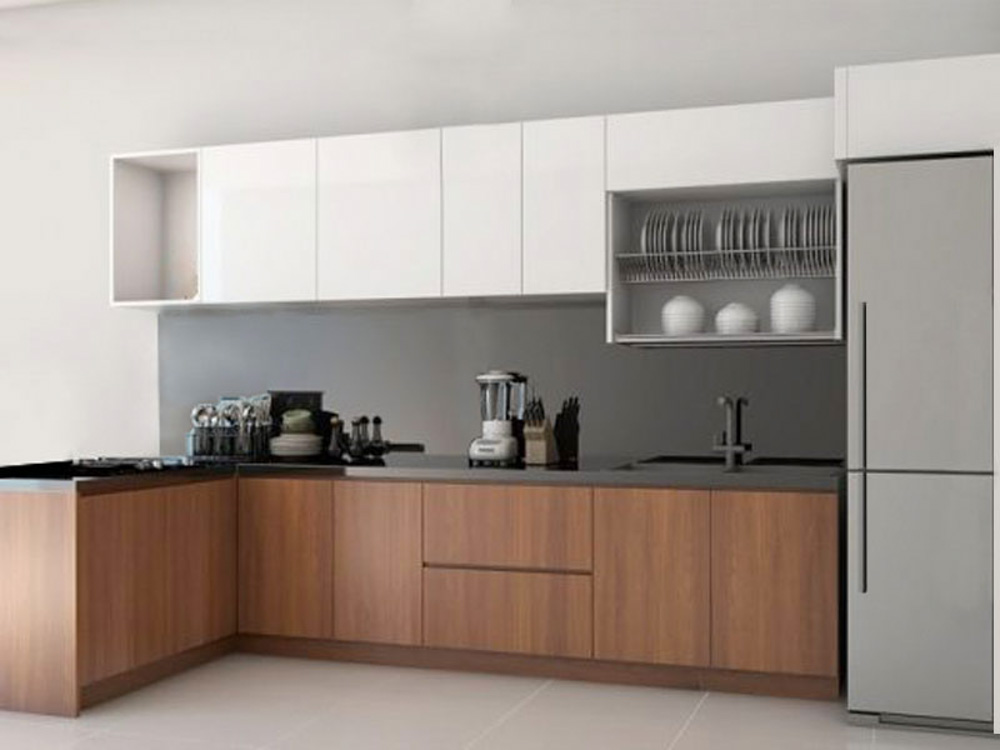 Thi c&ocirc;ng tủ bếp gỗ c&ocirc;ng nghiệp Vinh Nghệ An