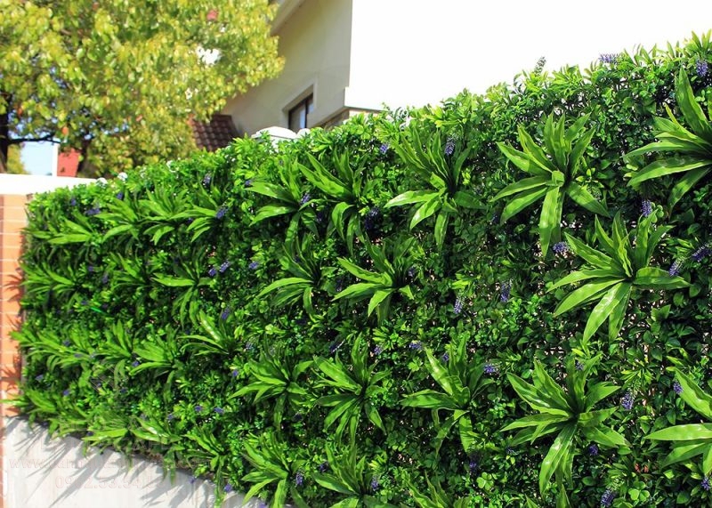 Tường C&acirc;y l&aacute; hoa Giả trang tr&iacute;