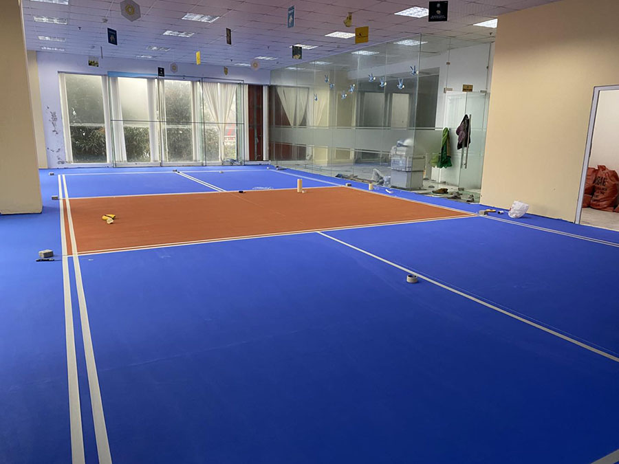 Thi c&ocirc;ng s&acirc;n Pickleball Vietinbank Mai Hắc Đế, TP Vinh
